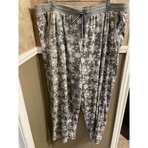 NAUTICA Pajama pants women's‎ size XXL fleece winter (A27)